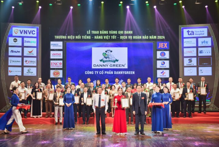 DANNYGREEN TỰ HÀO VỚI DANH HIỆU THƯƠNG HIỆU NỔI TIẾNG – HÀNG VIỆT TỐT – DỊCH VỤ HOÀN HẢO NĂM 2024