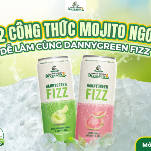 Công Thức Mojito Trái Cây Ngon, Dễ Làm Với DannyGreen Fizz – Đậm Vị, Giải Khát Cực Đã
