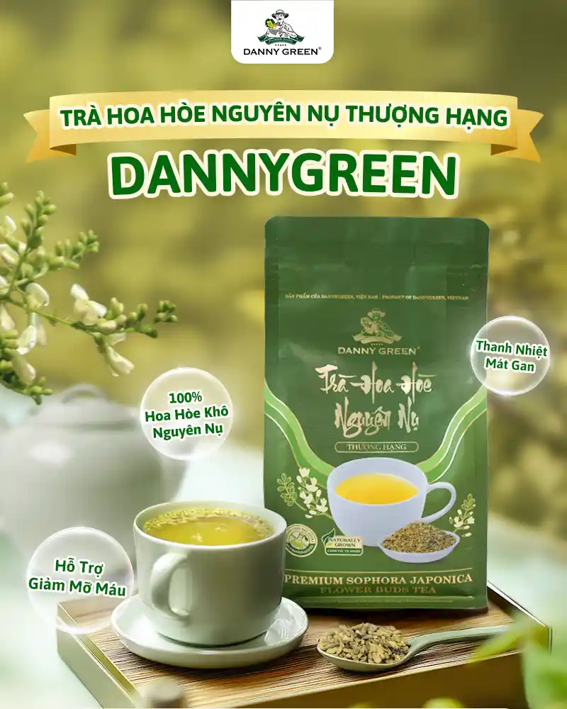 Trà Hoa Hòe Nguyên Nụ Thượng Hạng DannyGreen 
